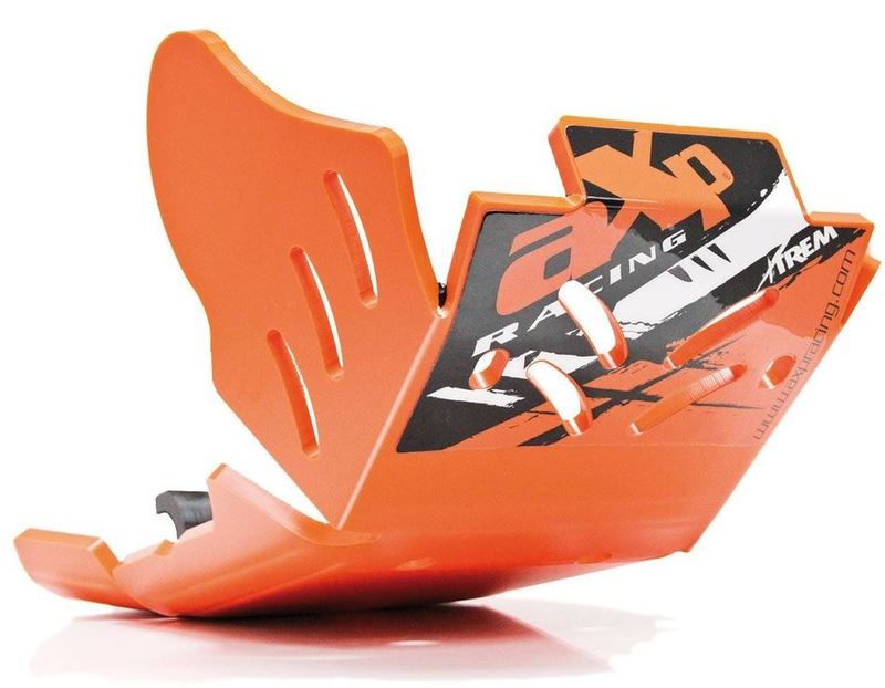 AXP Xtrem HDPE Skid Plate Oransje KTM 250EXCF/350 EXCF 17-23