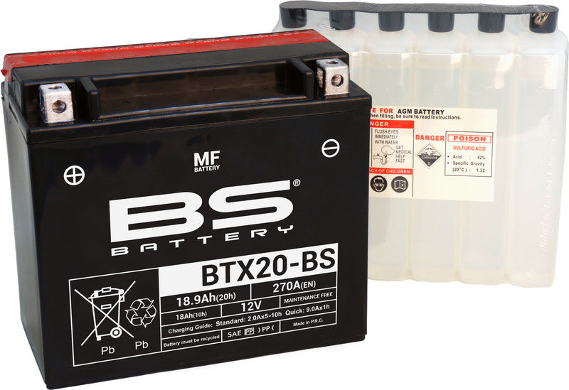 BS Battery BTX20-BS MF (cp) Vedlikeholdsfri