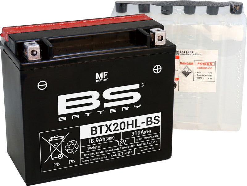 BS Battery BTX20HL-BS MF (cp) Vedlikeholdsfri