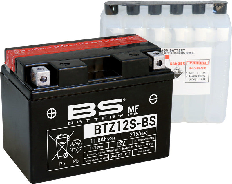 BS Battery BTZ12S-BS MF (cp) Vedlikeholdsfritt