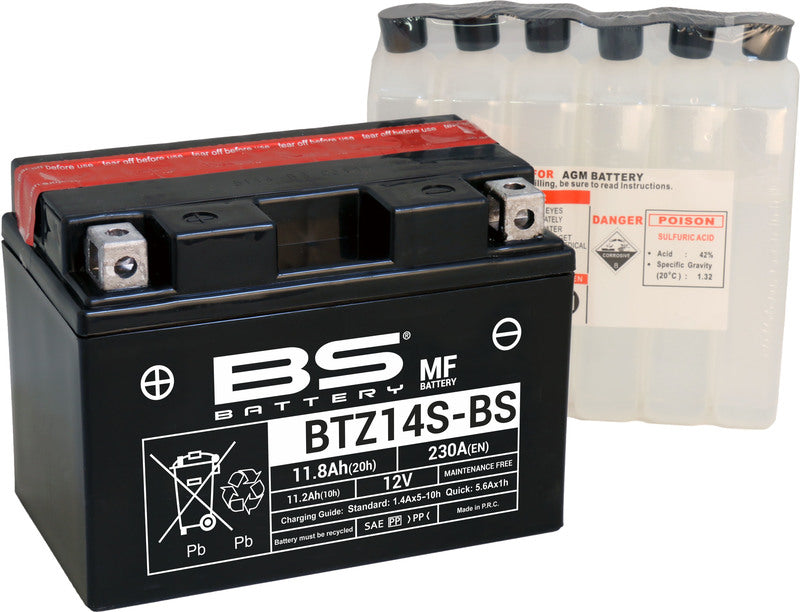 BS Battery BTZ14S-BS MF (cp) Vedlikeholdsfritt
