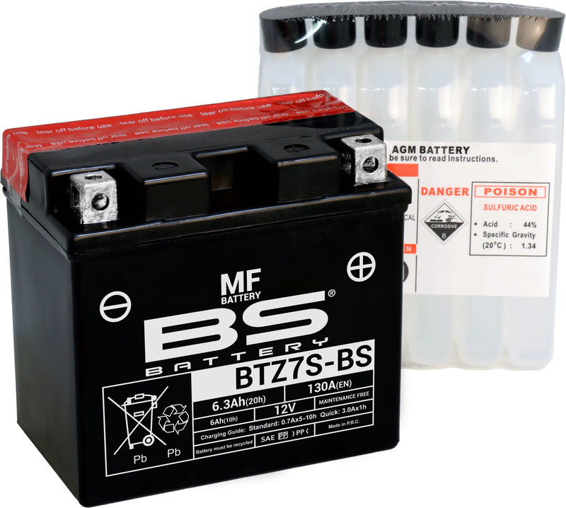 BS Battery BTZ7S-BS MF (cp) Vedlikeholdsfritt