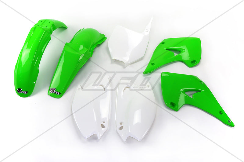 UFO Plastikksett 5 deler OEM KX125/250 03-08