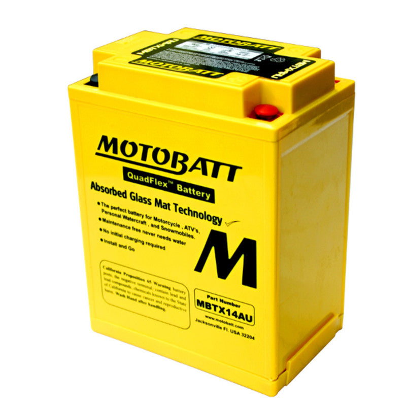 Motobatt batteri, MBTX14AU