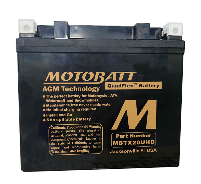Motobatt-batteri, MBTX20UHD Svart