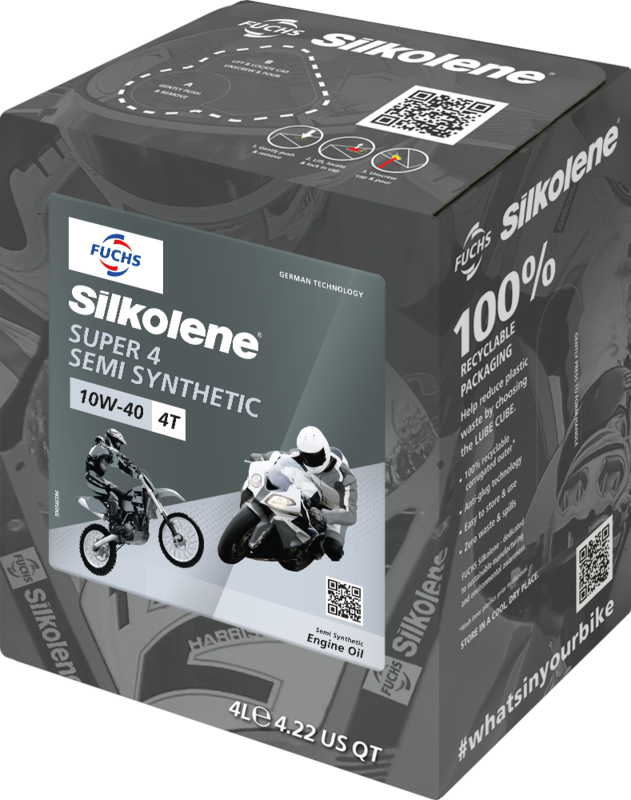 Silkolene Super 4 10W-40 4L CUBE (4)