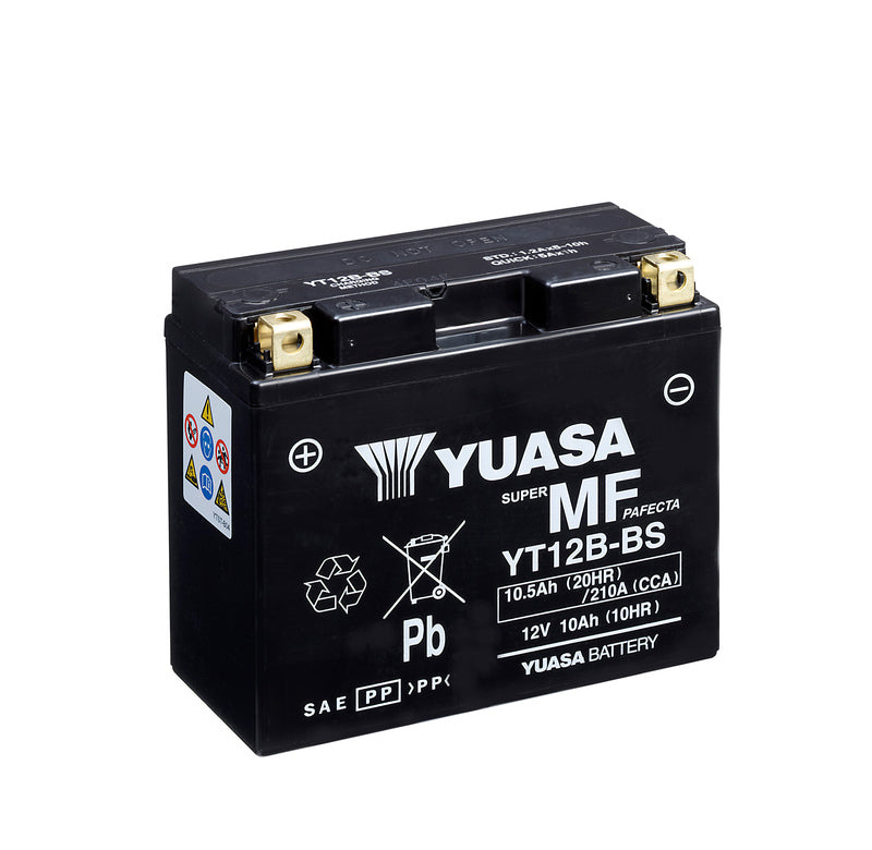 Yuasa Batteri YT12B-BS (cp) med syrepakke (4)