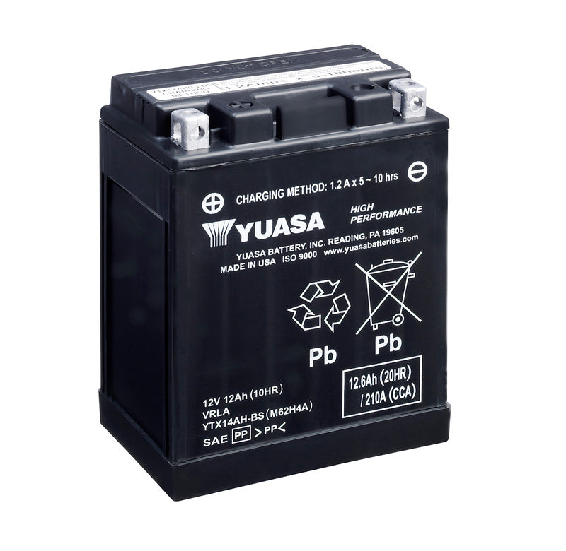 Yuasa Batteri, YTX14AH-BS (cp)