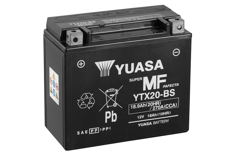 Yuasa Batteri YTX20-BS (cp) med syrepakke (3)