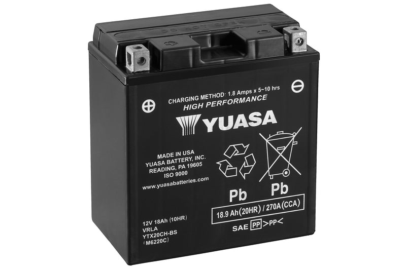 Yuasa Batteri, YTX20CH-BS (cp)