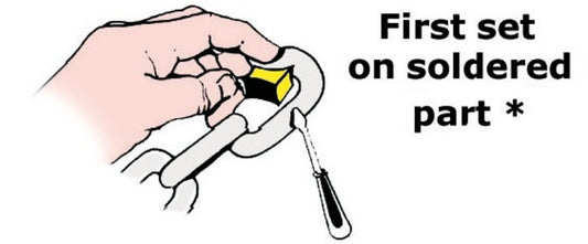 grønn Kjeder Rainbow, 10mm 8 stk