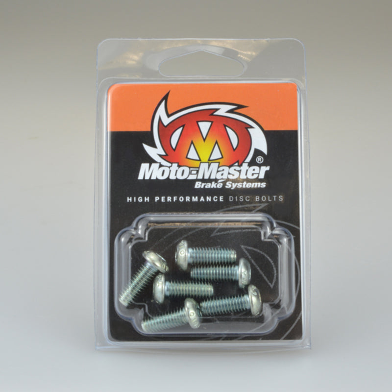 Moto-Master Bremseplate monteringsbolt 010002 (6 stk sluttbrukerpakning)