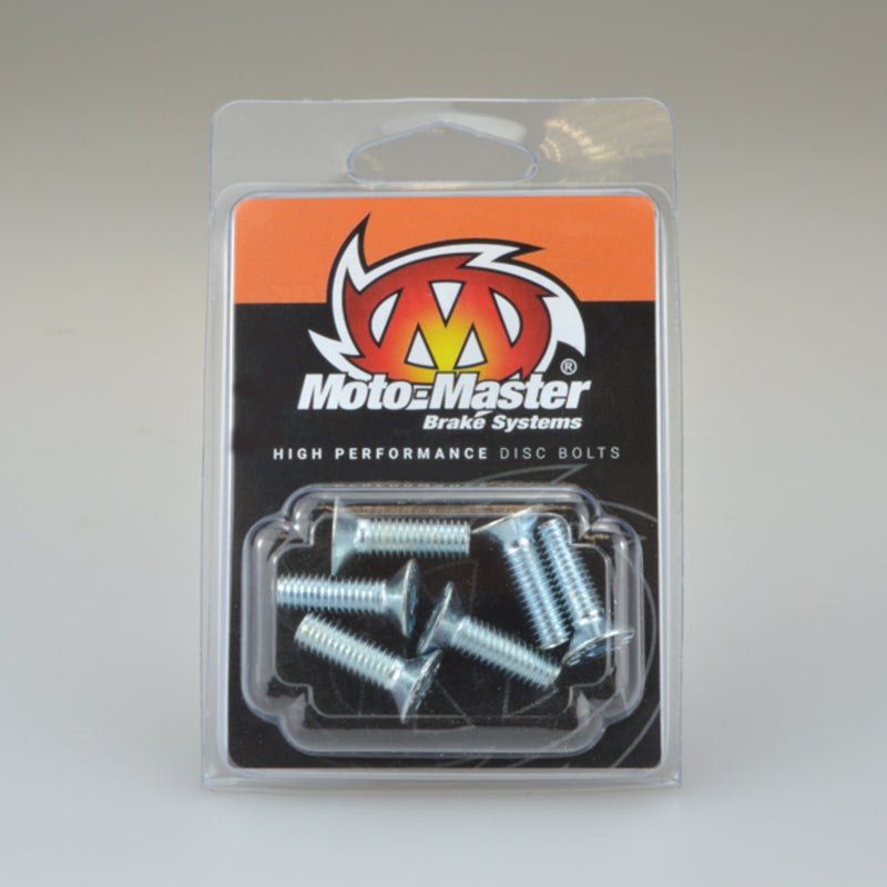 Moto-Master Bremseplate monteringsbolt 010005 (6 stk sluttbrukerpakning)