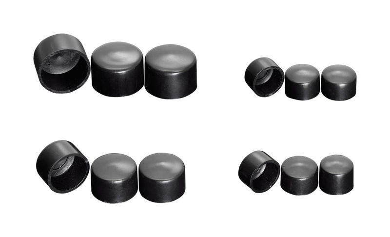 Highway Hawk SVART DEKKSELM. SKRUE HEX. BOLT M8 (B = 12MM)