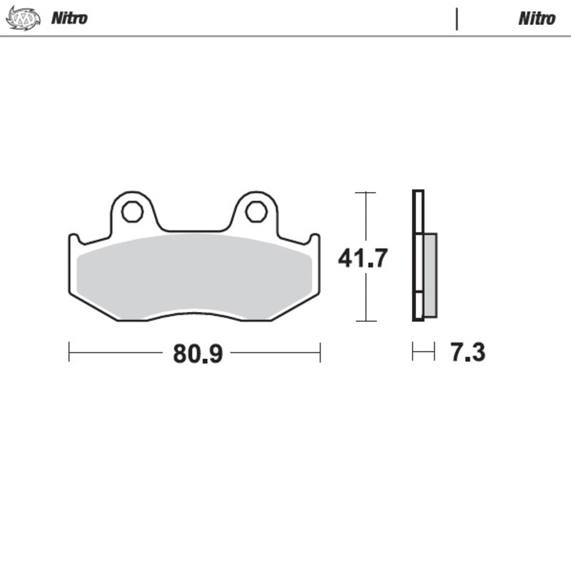 Moto-Master Bremseklosser Honda: XLR125 <2000, XL250/350/600 , XR250/350/500, TRX25