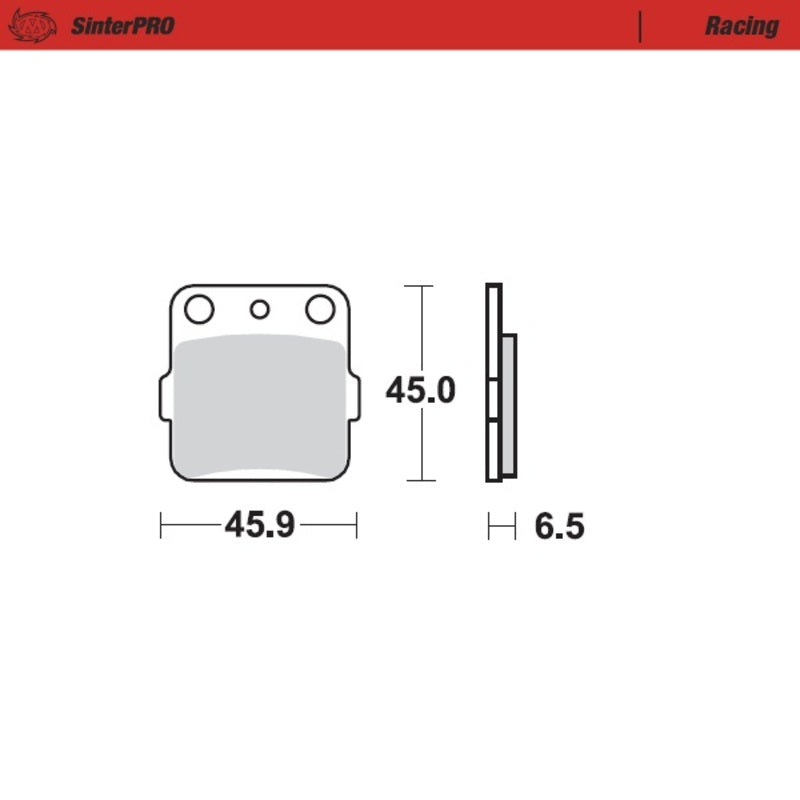 Moto-Master Bremseklosser Honda: CR 80, Suzuki: RM 125-250, Yamaha: YZ 80-85