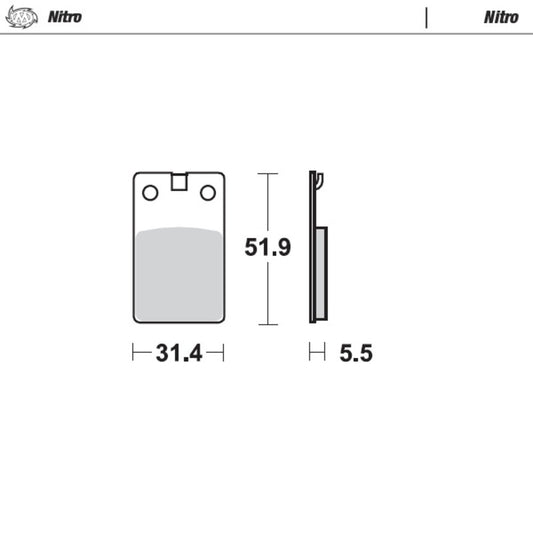 Moto-Master Bremsbelger Gilera, Malaguti, Tomos