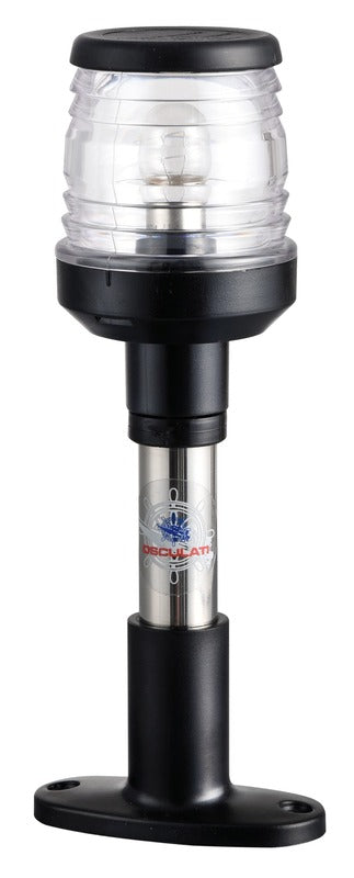 Kompakt SS lysstolpe 20 cm svart lys