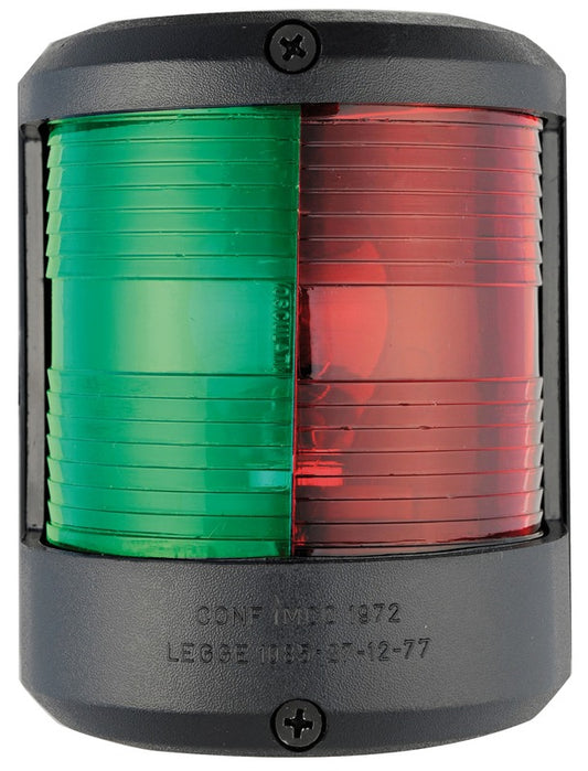 Utility 78 navigasjonslys svart - grønn/rød kombi