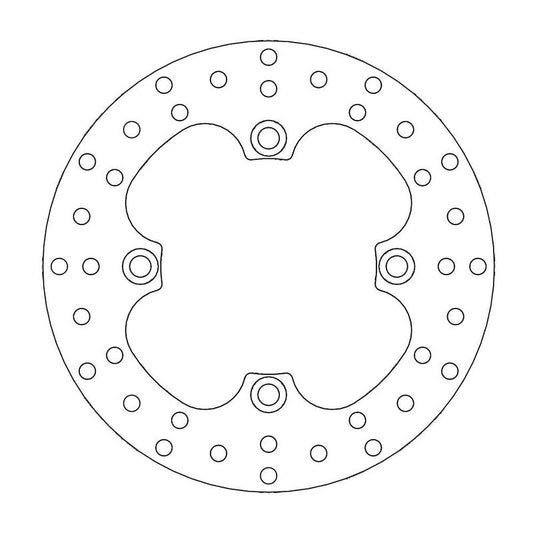 Moto-Master Bremseplate bak Honda: XR 250-400-600-650L, TRX 400 EX