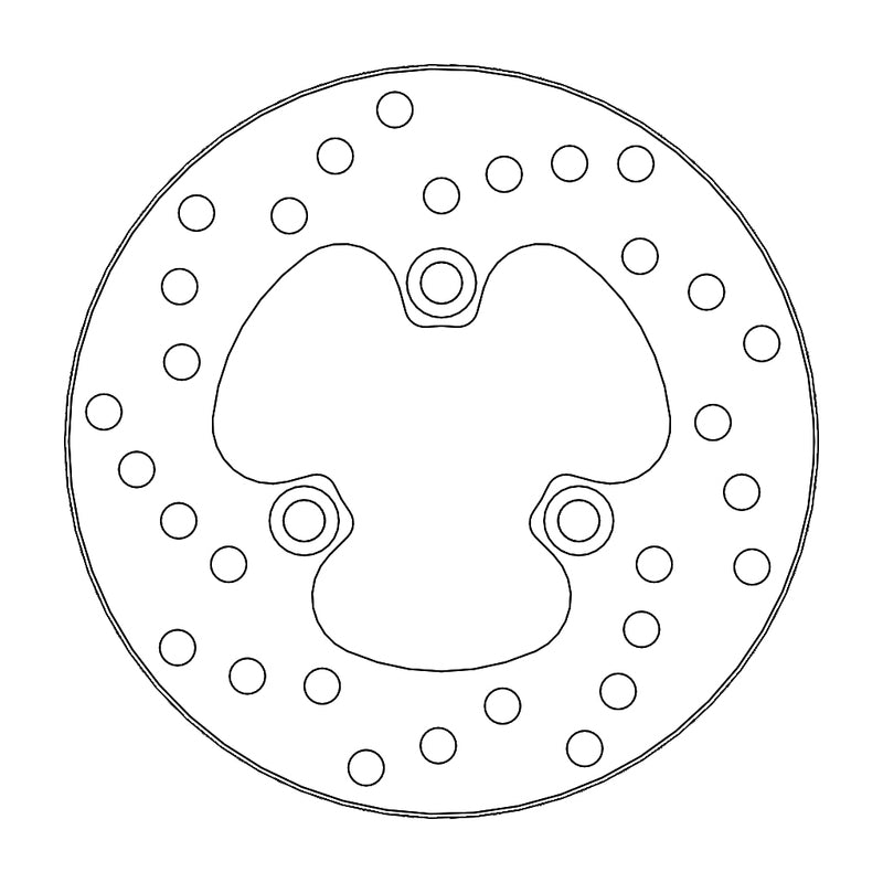 Moto-Master Bremseplate liten Scooter: Honda, PGO, MBK, Yamaha