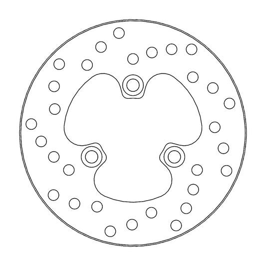 Moto-Master Bremseplate liten Scooter: Honda, PGO, MBK, Yamaha