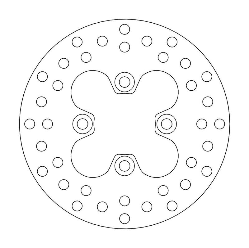 Moto-Master Bremseplate foran Bombardier: DS 650