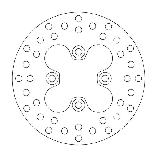 Moto-Master Bremseplate foran Bombardier: DS 650