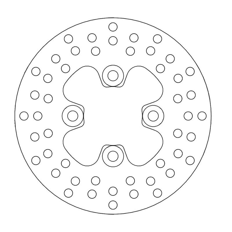 Moto-Master Bremseplate foran Yamaha: Banshee YZF 350, Warrior YFM 350, Raptor