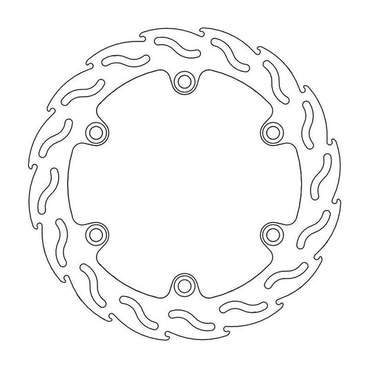 Moto-Master Flame Bremseplate bak Honda: CBR 1100 XX blackbird