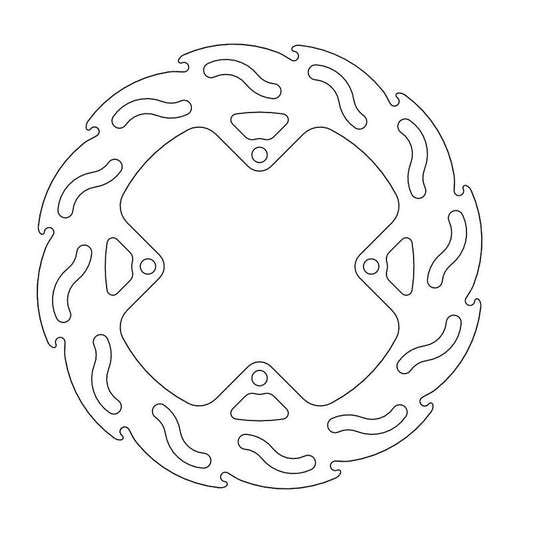 Moto-Master Flame bremseplate bak Honda: CR 80-85-150