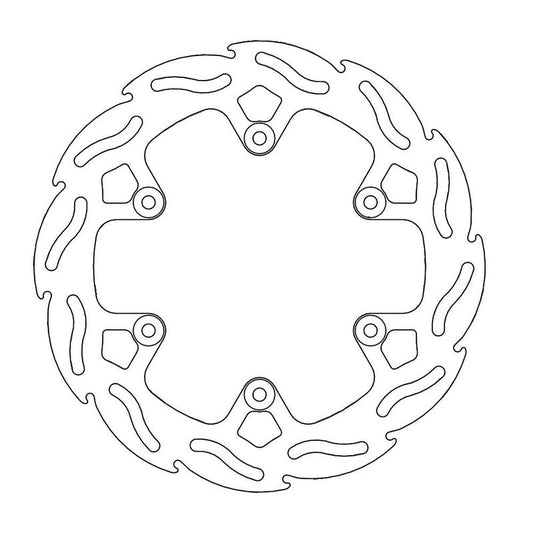 Moto-Master Flame bremseplate bak GAS GAS