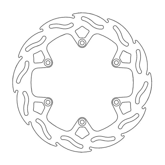 Moto-Master Flame Brakedisc bak KTM, Husaberg