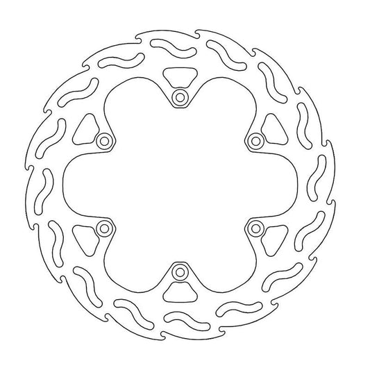 Moto-Master Flame Brakedisc bak Suzuki DR-Z 250-400, RM 125-250