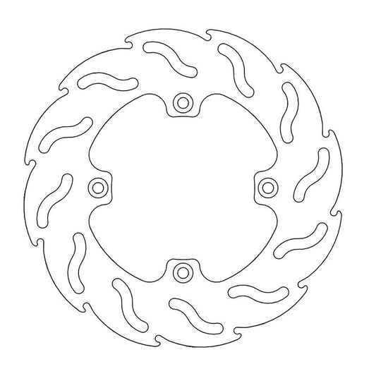 Moto-Master Flame Brakedisc bak Yamaha YZ 80-85