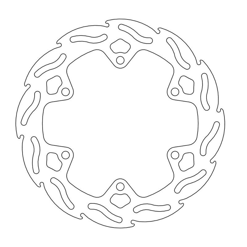 Moto-Master Flame Brakedisc bak Yamaha: YZF R1-R6