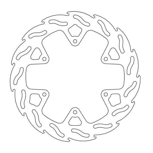 Moto-Master Flame Bremseplate bak Yamaha YZ, YZF, WR, WRF