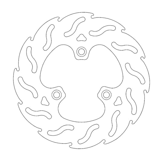 Moto-Master Flame Bremseplate Scooter Benelli, Malaguti