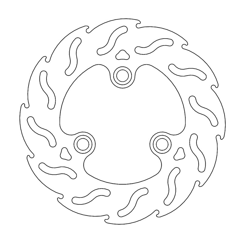 Moto-Master Flame Bremseplate Scooter Peugeot: Speedfight