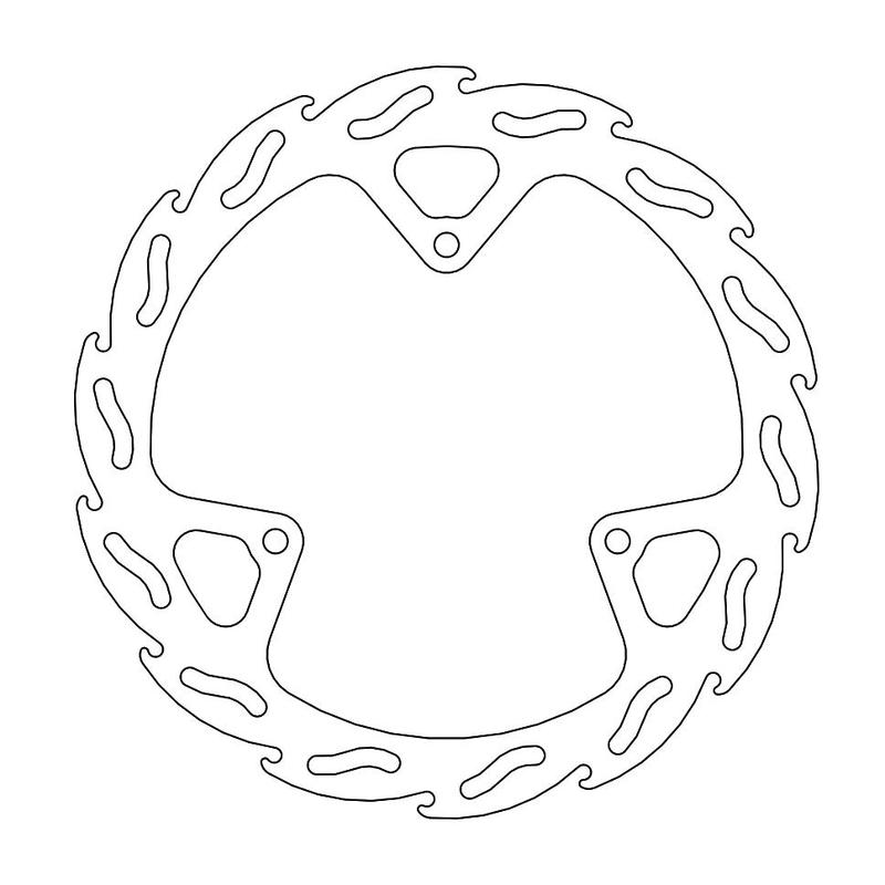 Moto-Master Flame Bremseplate foran KTM SX65 02-22 TC65 17-22 MC65 21-22