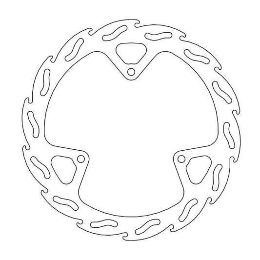 Moto-Master Flame Bremseplate foran KTM SX65 02-22 TC65 17-22 MC65 21-22