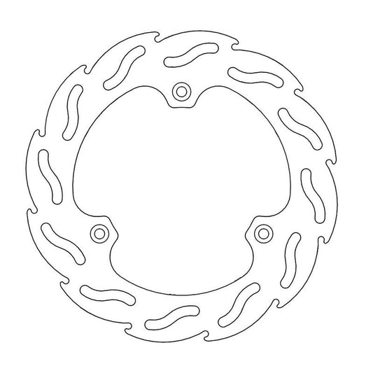 Moto-Master Flame Bremseplate foran Suzuki: RM 80-85