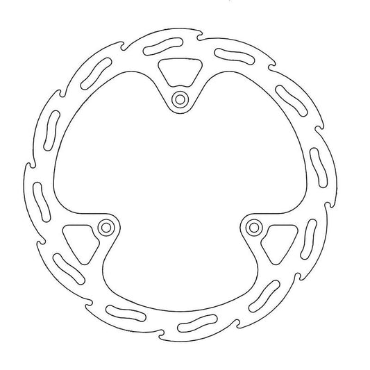 Moto-Master Flame Bremseplate foran Yamaha: YZ 80-85