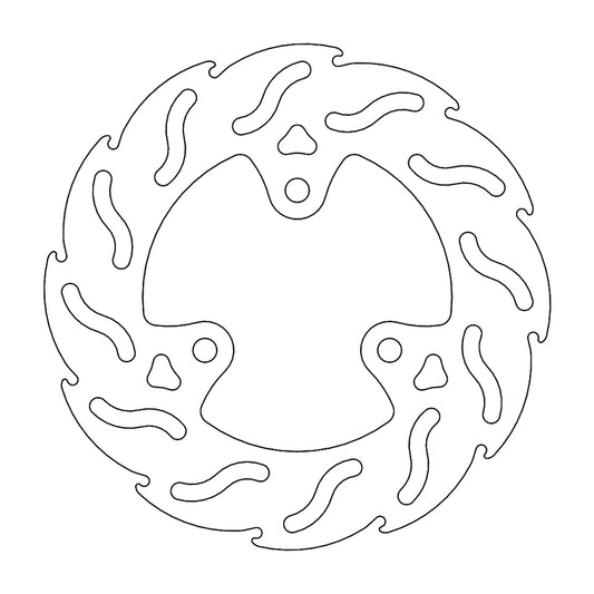 Moto-Master Flame Bremseplate Scooter Aprilia, Beta