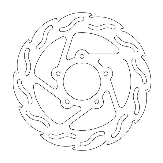 Moto-Master Flame Bremseplate Scooter Benelli: Adiva, Gilera: Runner, Vespa