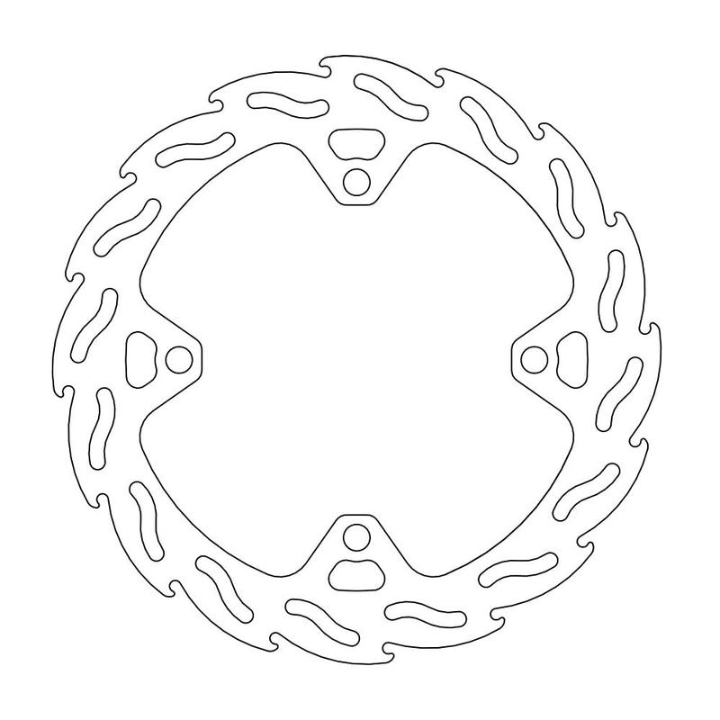 Moto-Master Flame Bremse Skive bak Suzuki: RM-Z 450