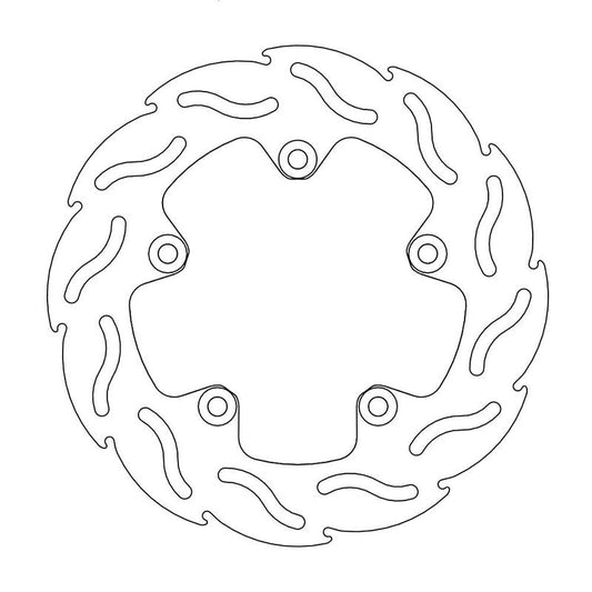 Moto-Master Flame Bremse Skive bak Aprilia: RSV 1000, SL 1000, Tuono 1000
