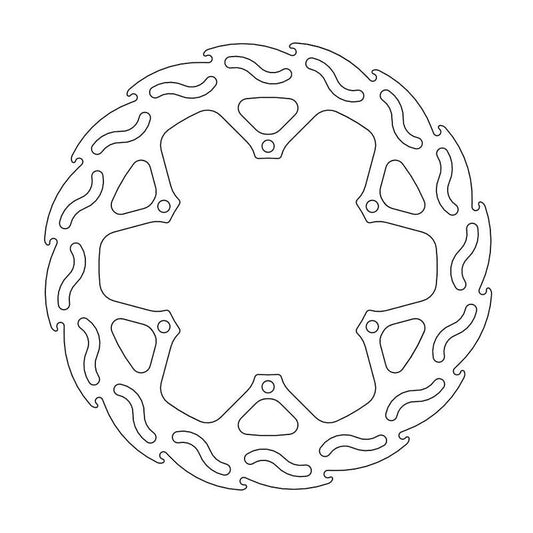 Moto-Master Flame Bremse Skive bak TM 125-250-300-400-530