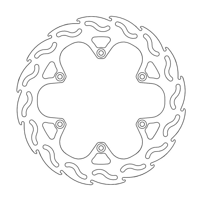 Moto-Master Flame Bremse Skive bak Suzuki RM 125-250