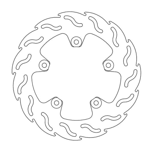 Moto-Master Flame Bremseplate bak Ducati: 749, 999